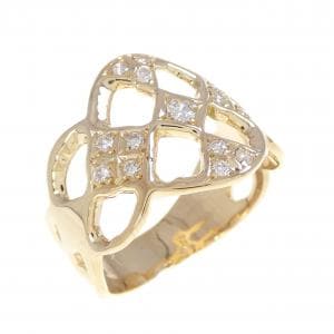 K18YG ダイヤモンド リング 0.3CT