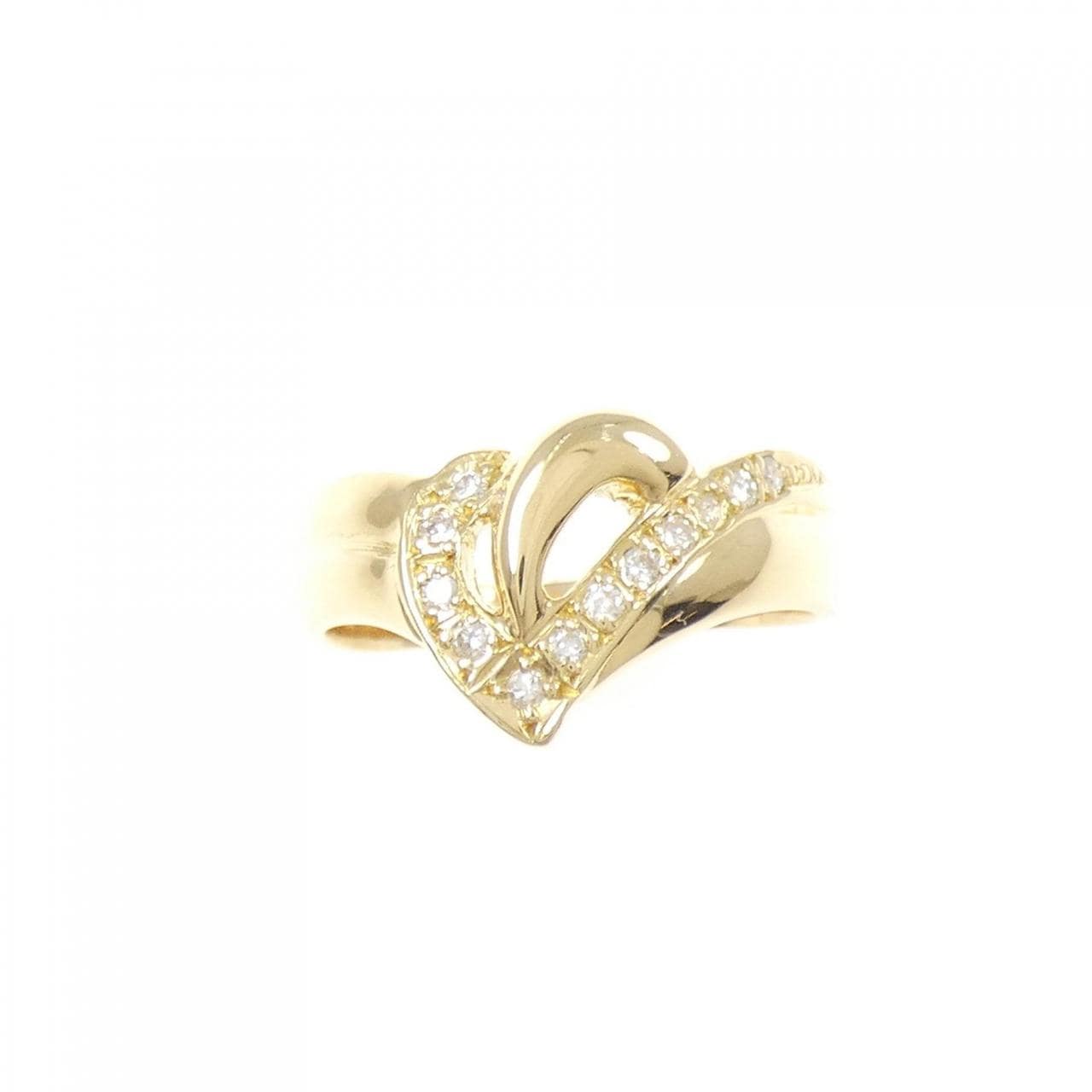 K18YG ダイヤモンド リング 0.11CT