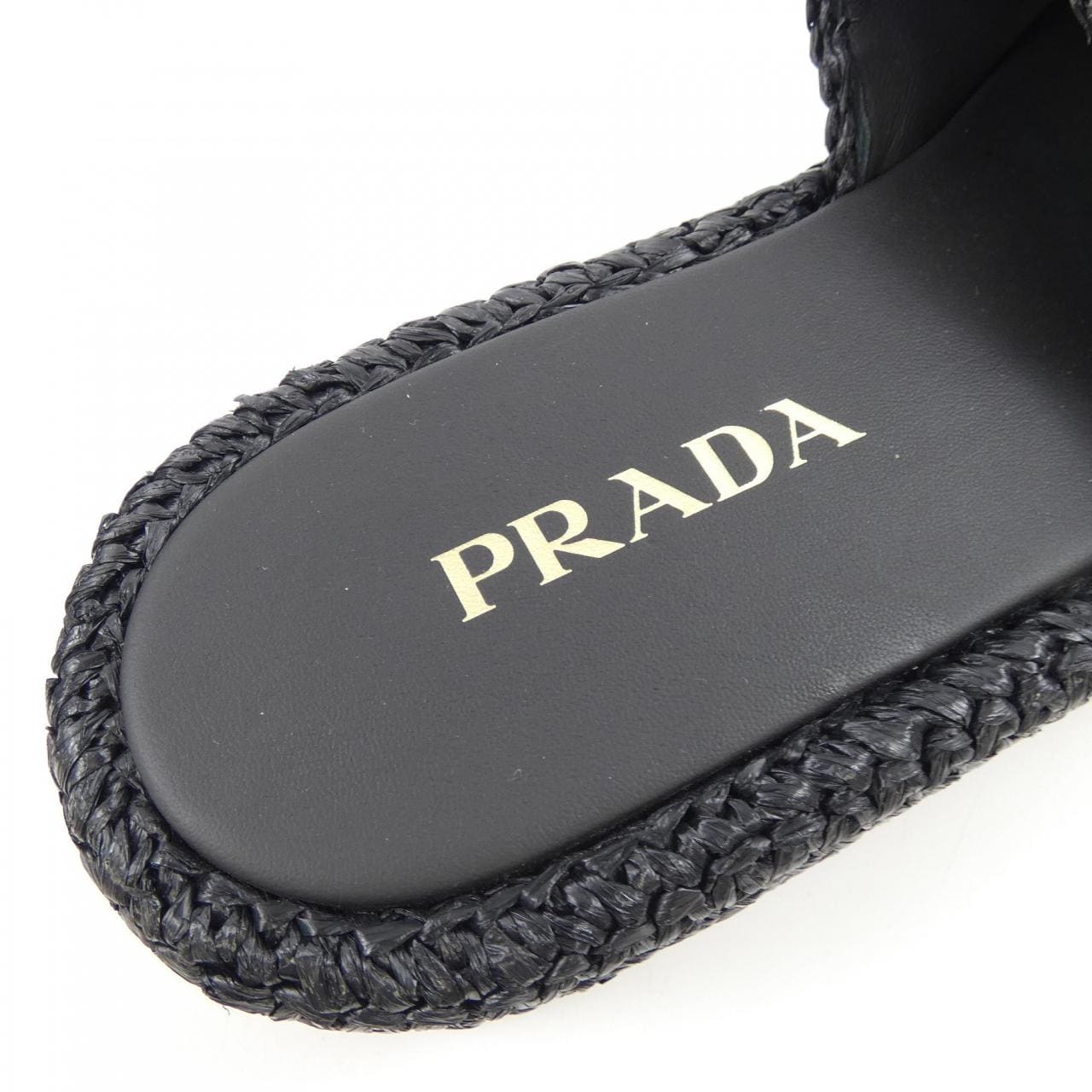 プラダ PRADA フラットフォーム スライド トライアングルロゴ 1XZ761 サンダル