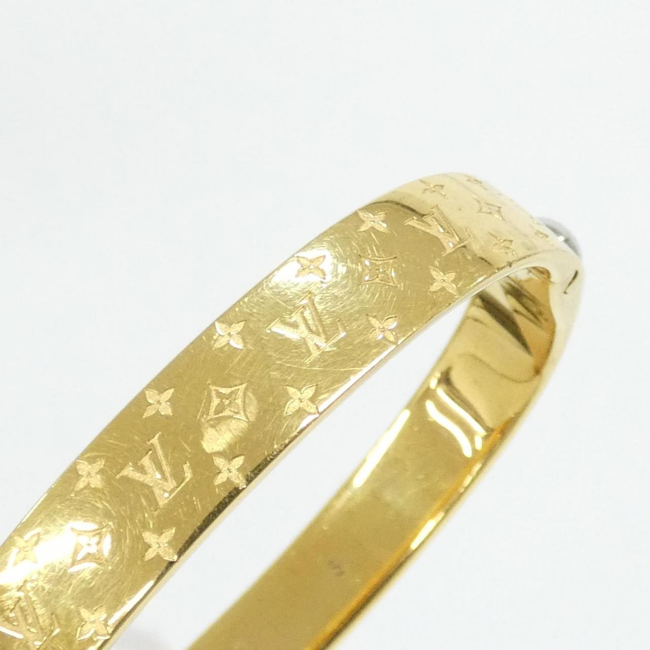 ルイヴィトン カフ ナノグラム S M00251 ブレスレット