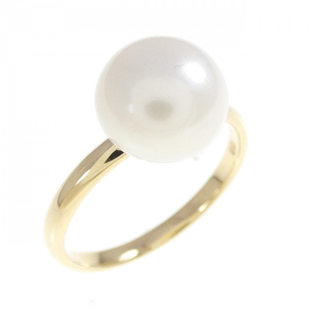 K18YG freshwater pearl ring
