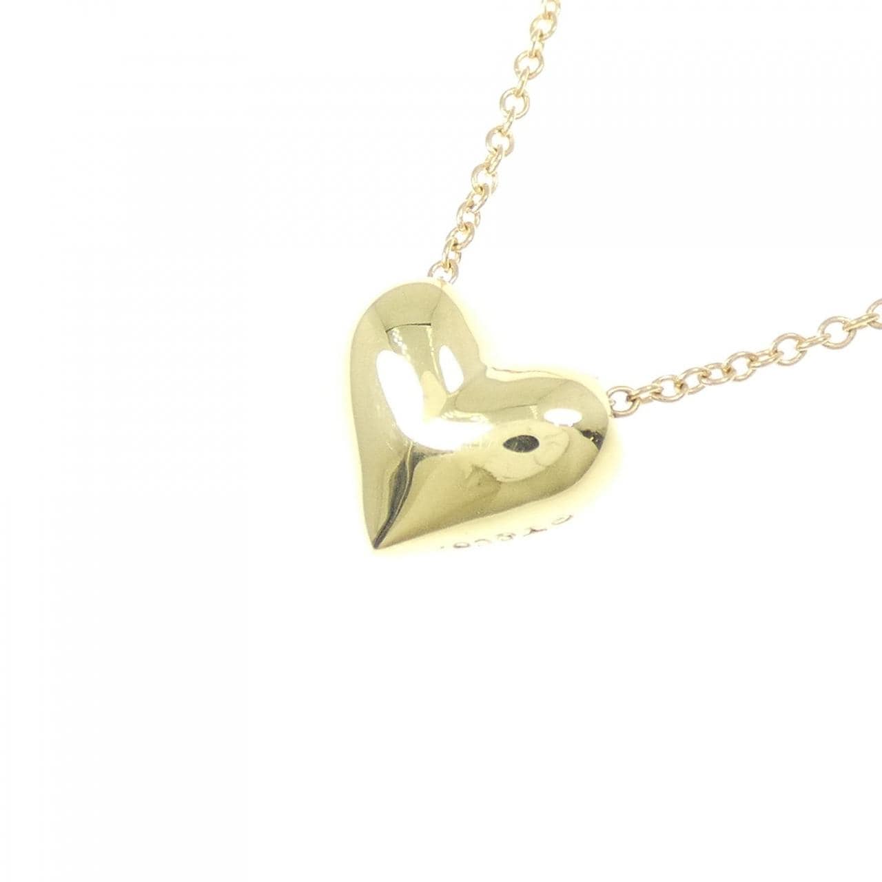 ティファニー ドッツ ピンチドハート ネックレス