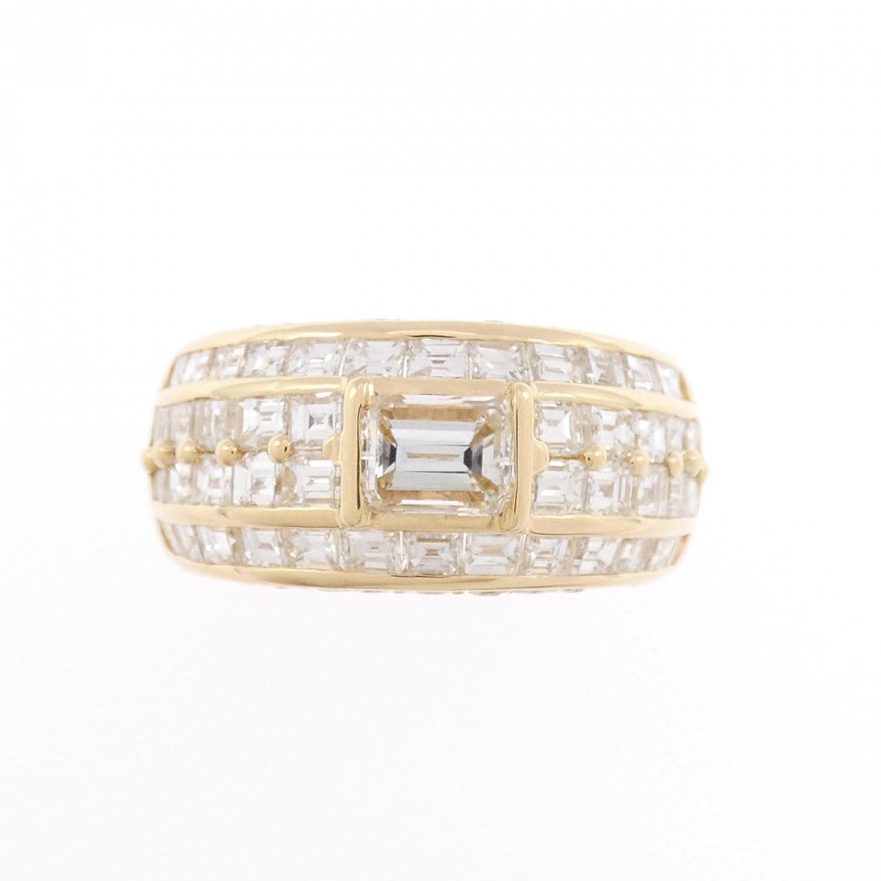 K18YG ダイヤモンド リング 0.695CT