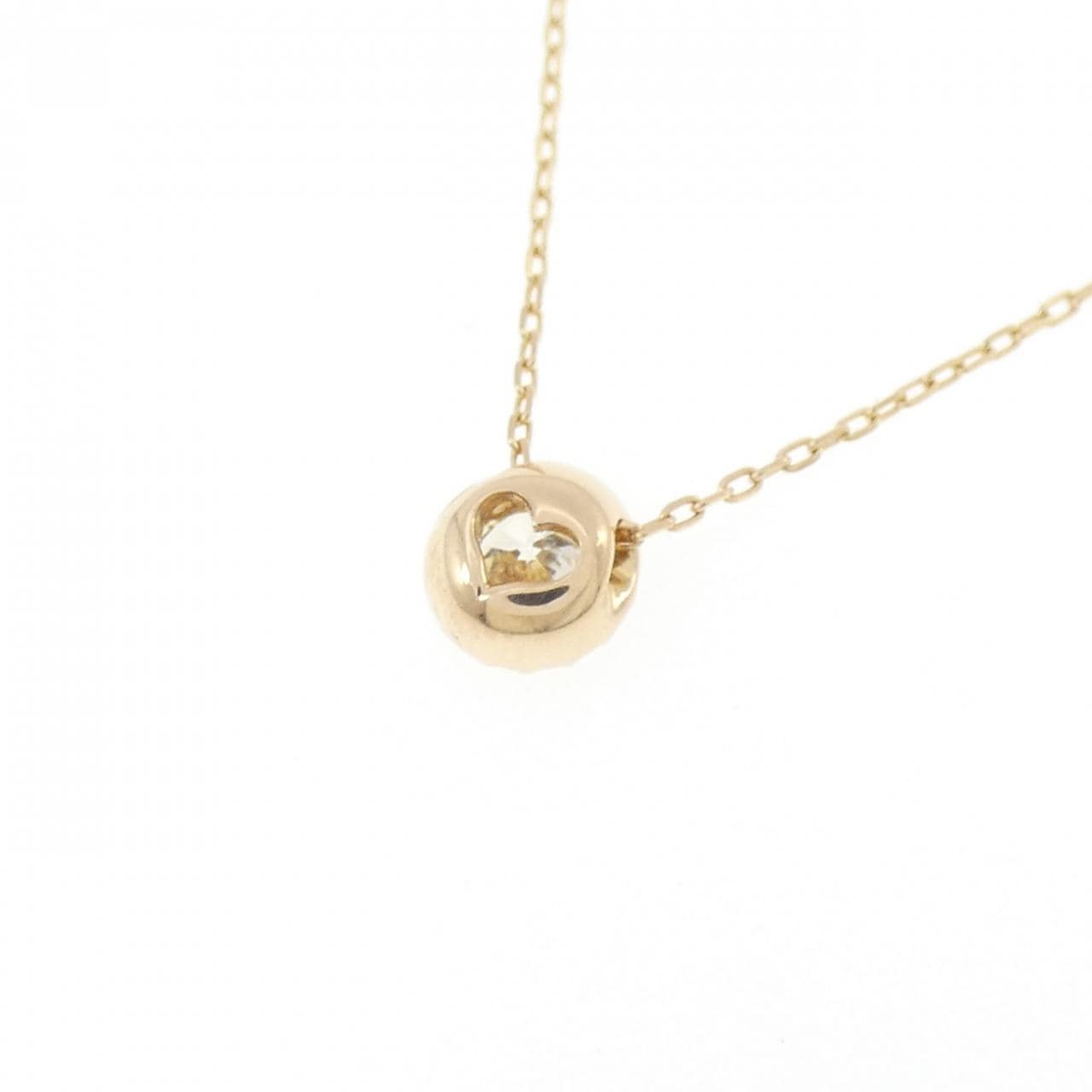 K18YG ダイヤモンド ネックレス 0.10CT