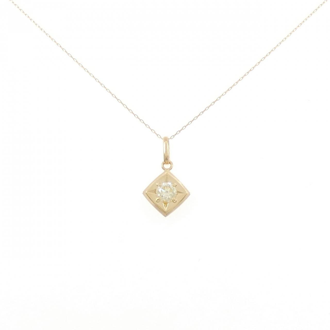 K18YG ダイヤモンド ネックレス 0.26CT