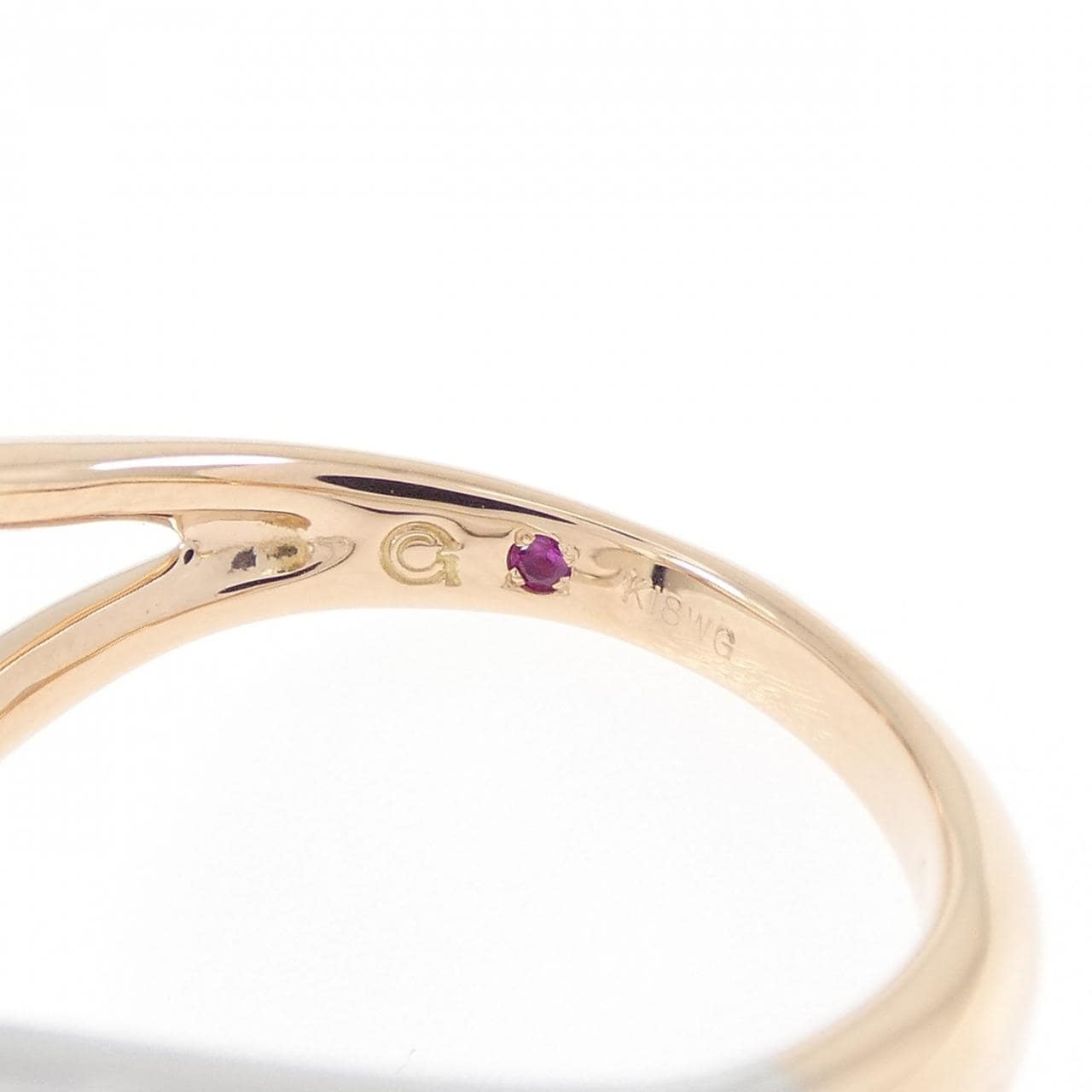K18PG/K18WG ダイヤモンド リング 0.10CT