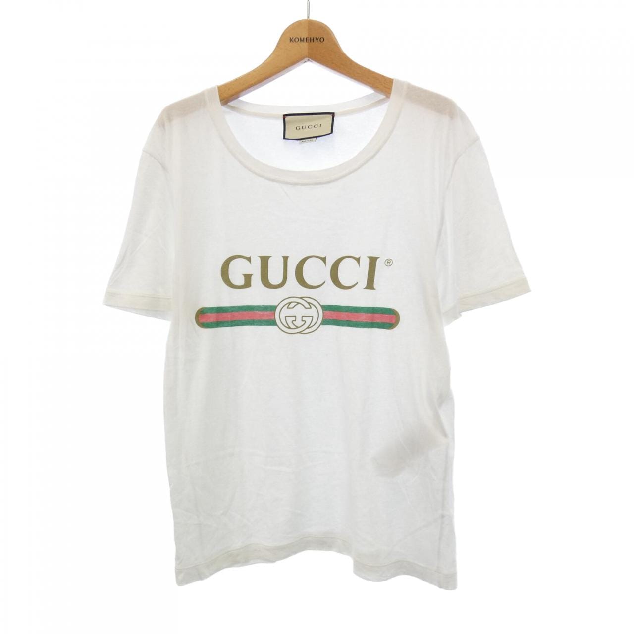グッチ GUCCI GUCCIロゴウォッシュドオーバーサイズTシャツ 440103-X3F05 Tシャツ