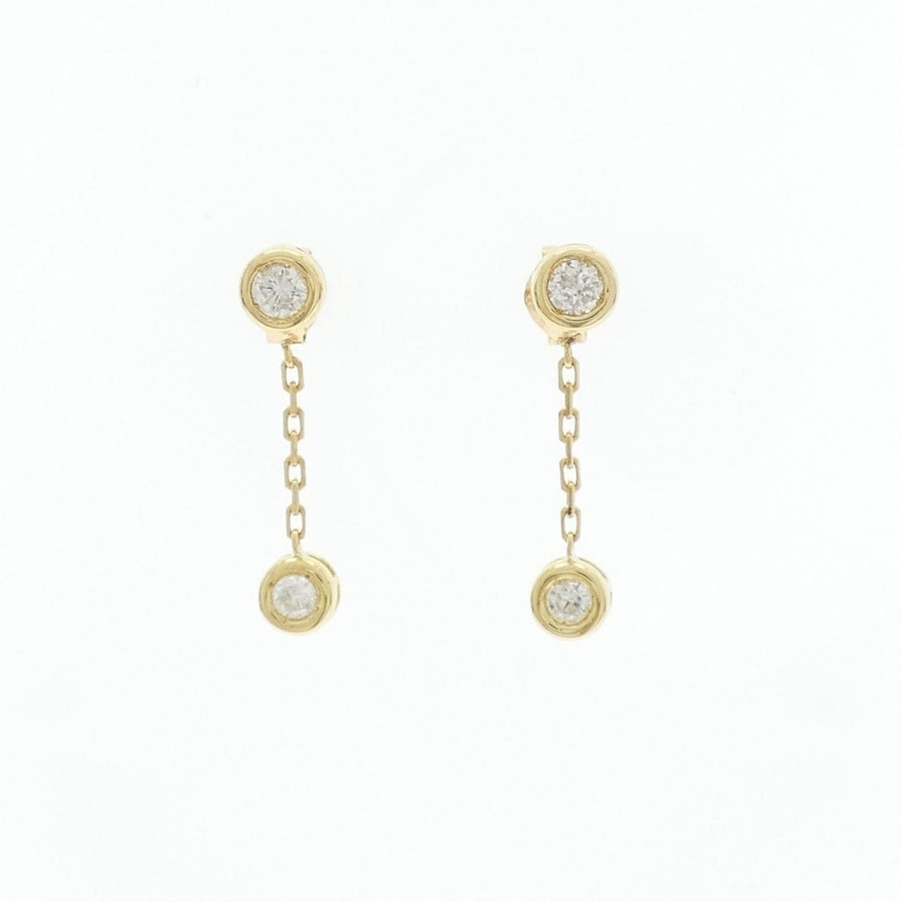 K18YG ダイヤモンド ピアス 0.30CT