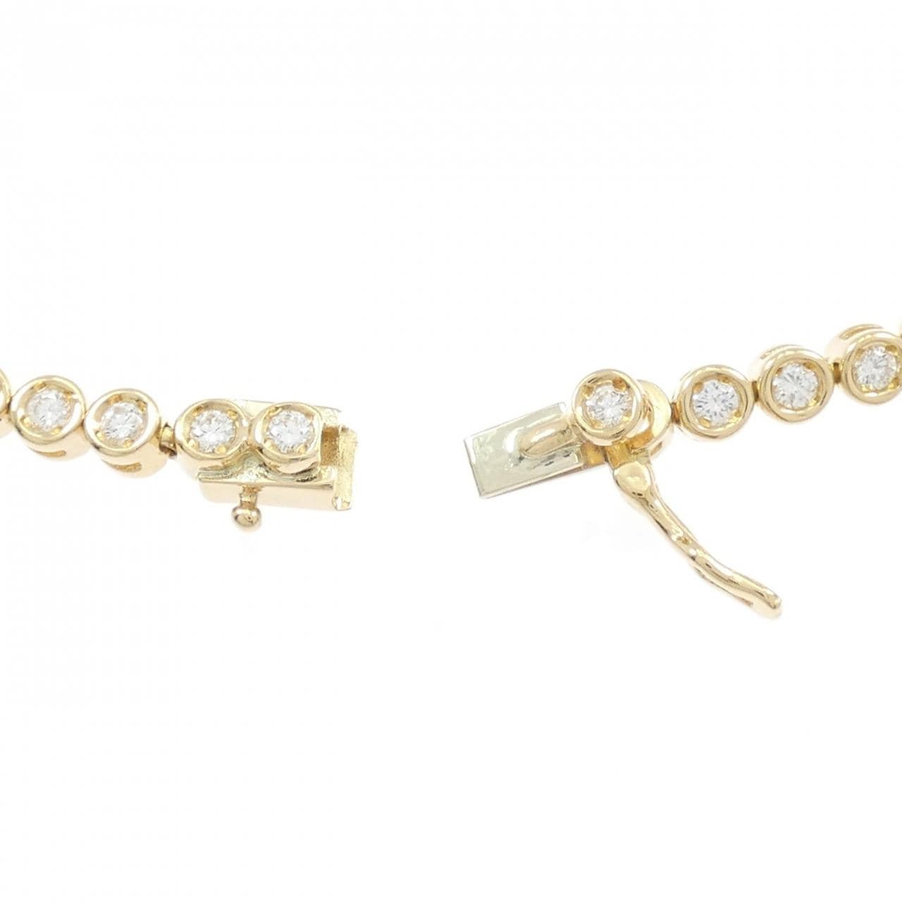 K18YG ダイヤモンド ブレスレット 1.305CT