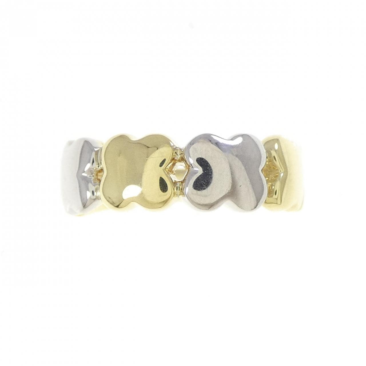 K18YG/PT900 リング