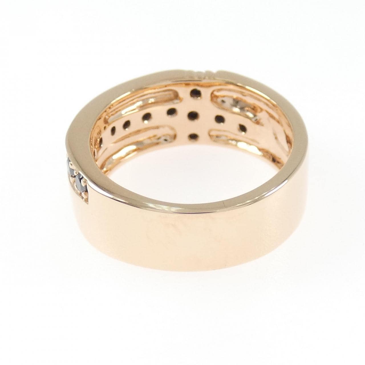 K18PG Cross Diamond Ring 0.33CT