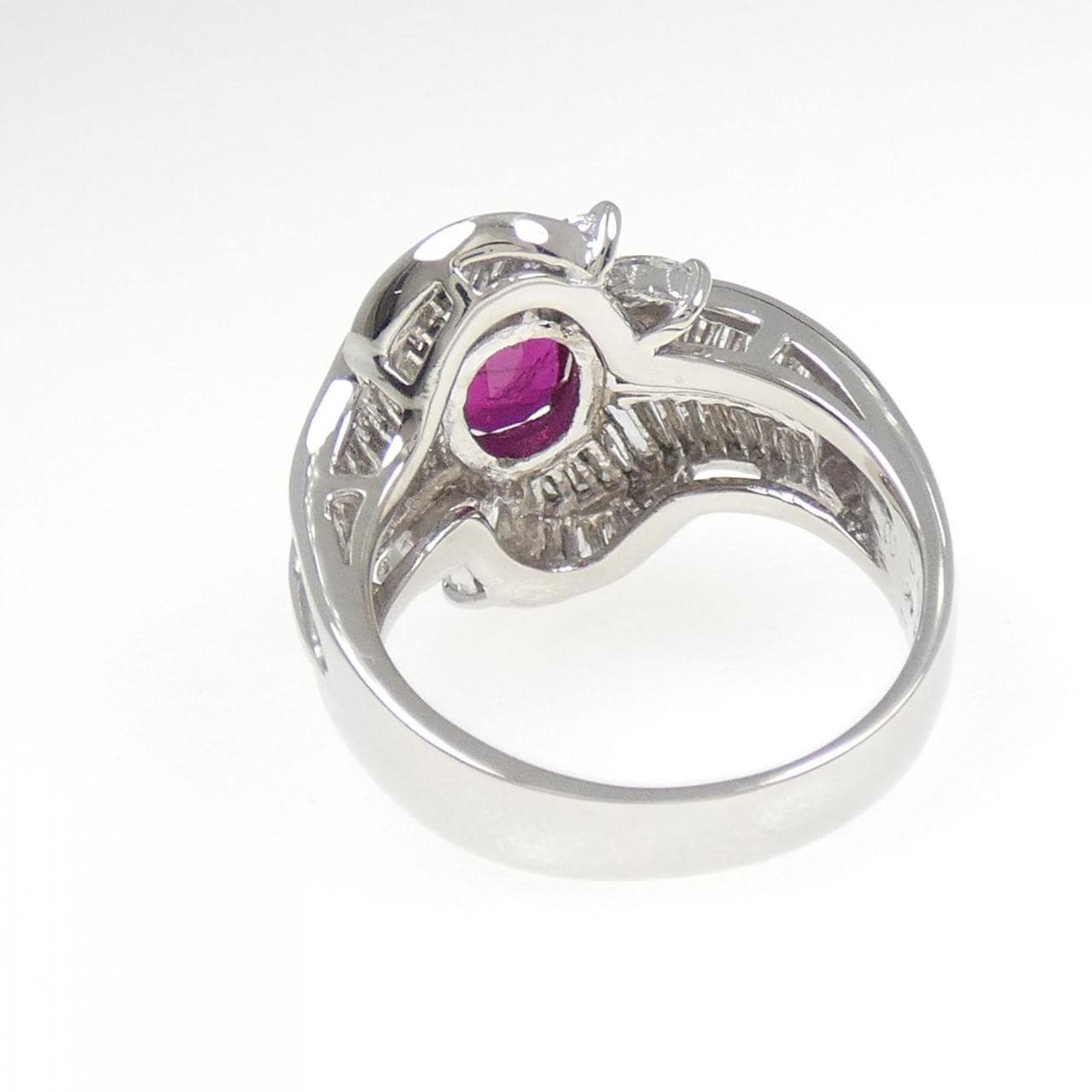 PT900 ルビー リング 1.62CT