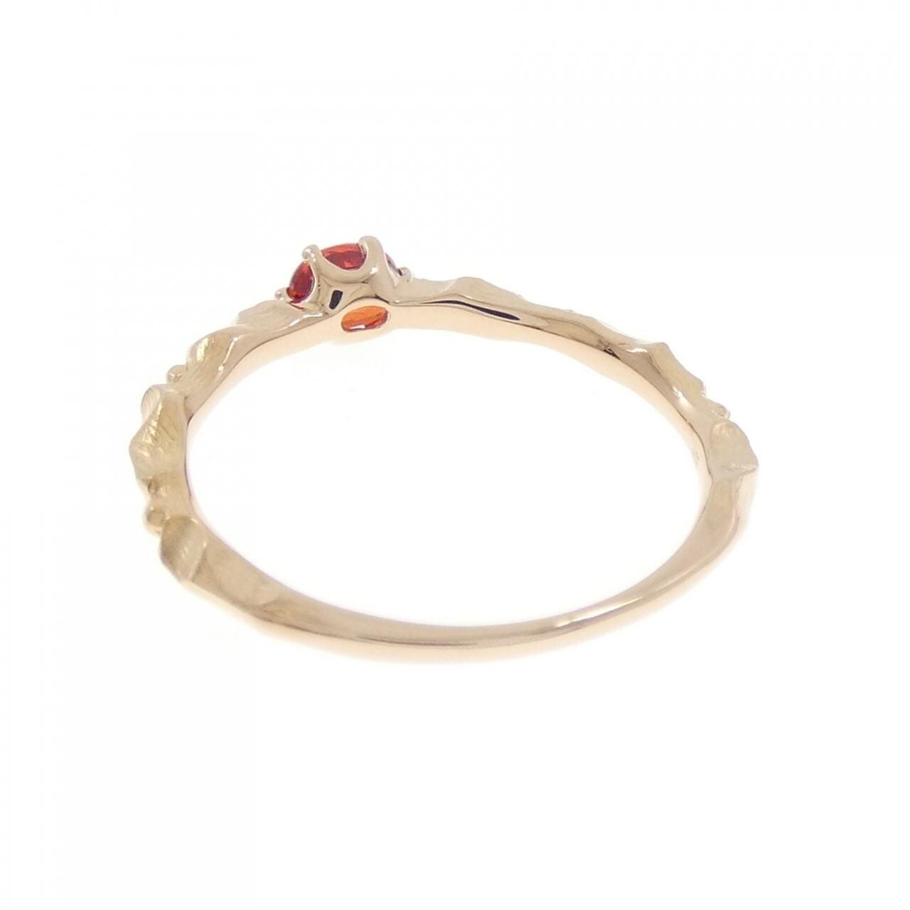 K18PG sapphire ring 0.32CT