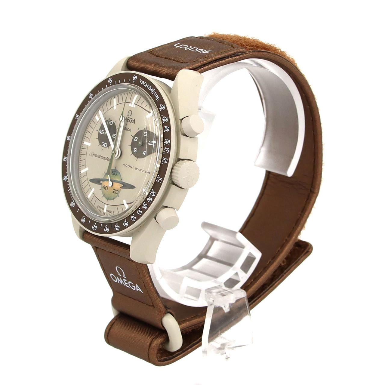 SWATCH x 欧米茄土星SWATCH SO33T100 生物陶瓷石英