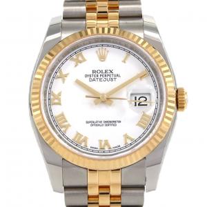 ロレックス デイトジャスト 116233 SSxYG 自動巻 ランダム番