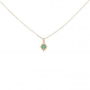 アガット エメラルド ネックレス