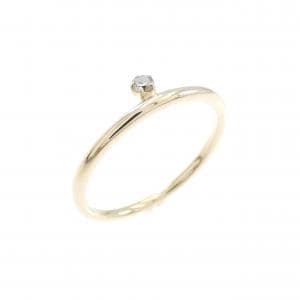 K10YG ダイヤモンド ピンキーリング 0.02CT