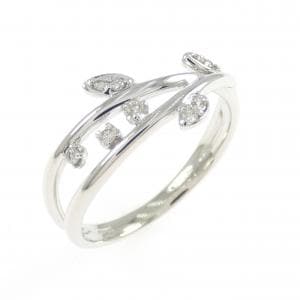 K18WG ダイヤモンド リング 0.07CT