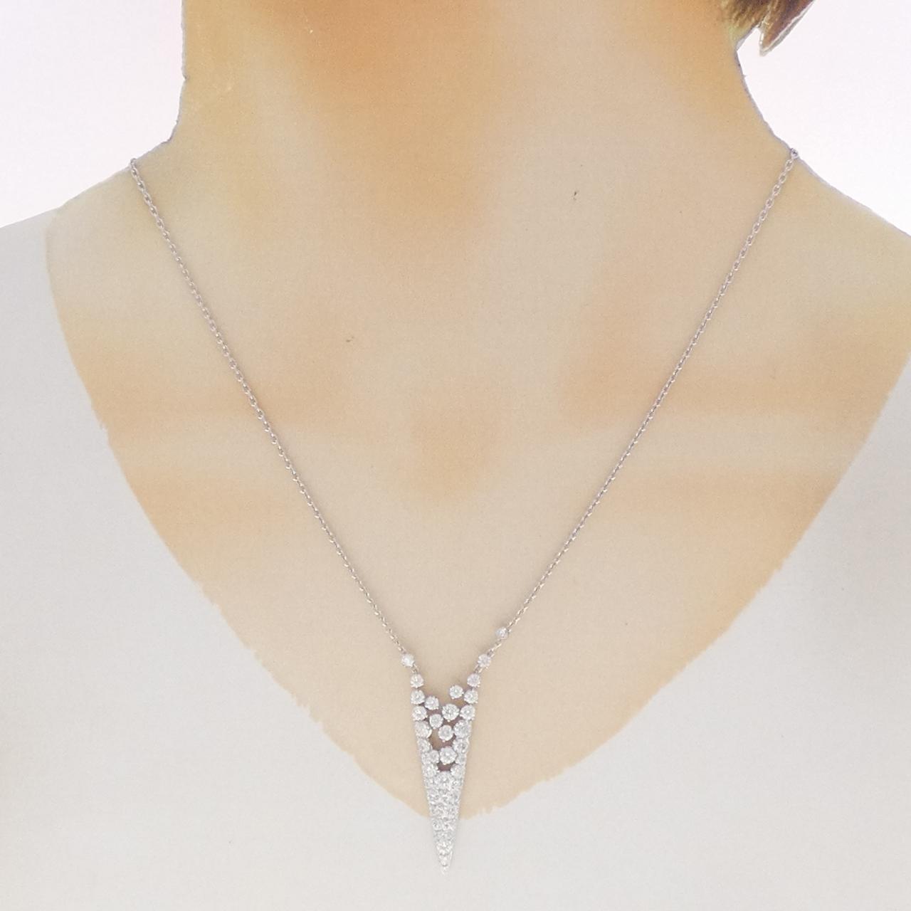 ミキモト ダイヤモンド ネックレス 1.73CT