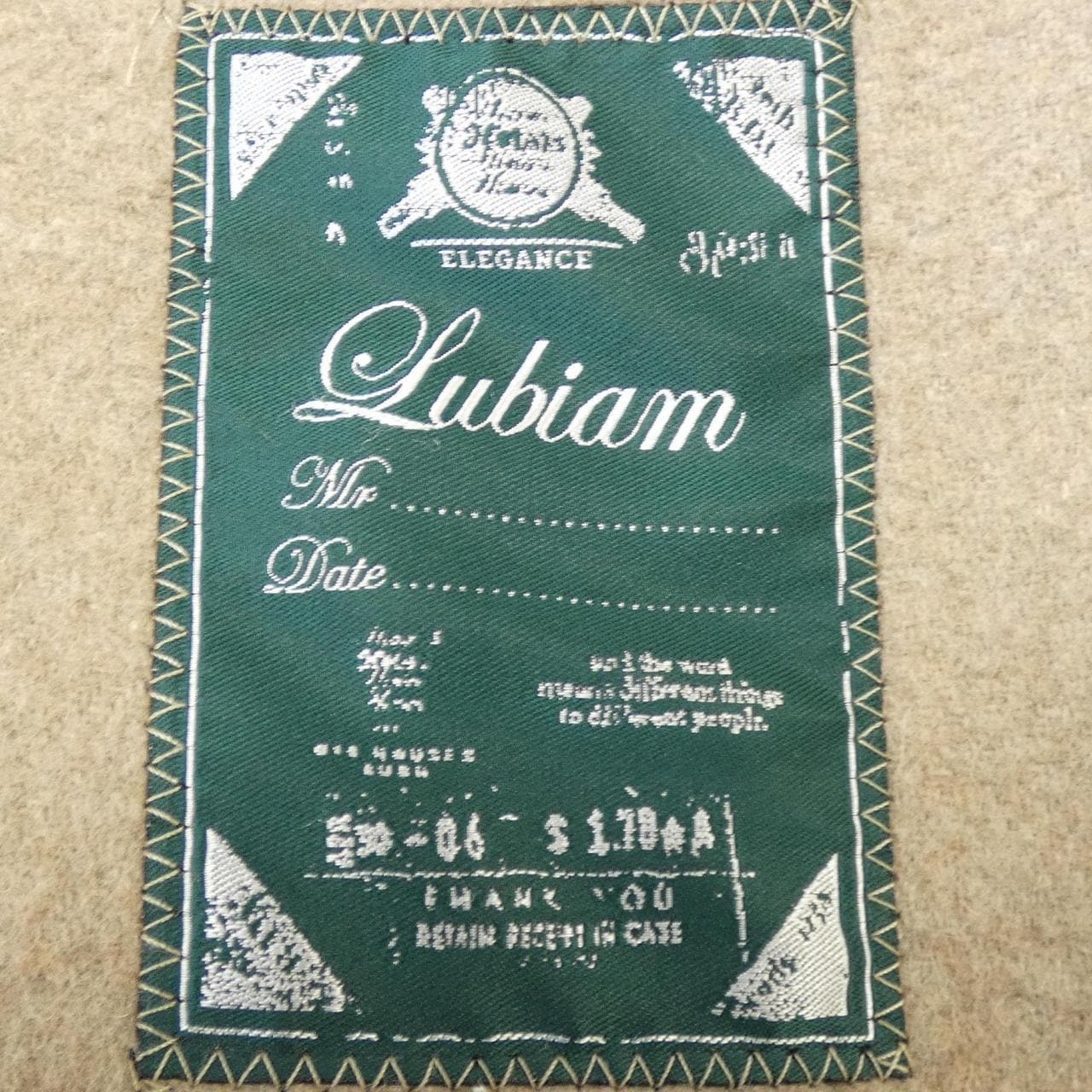 LUBIAM粗呢大衣