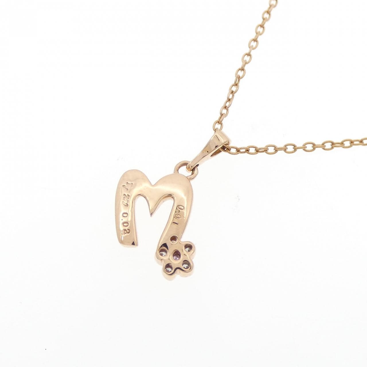 ポンテヴェキオ サファイヤ ネックレス 0.01CT