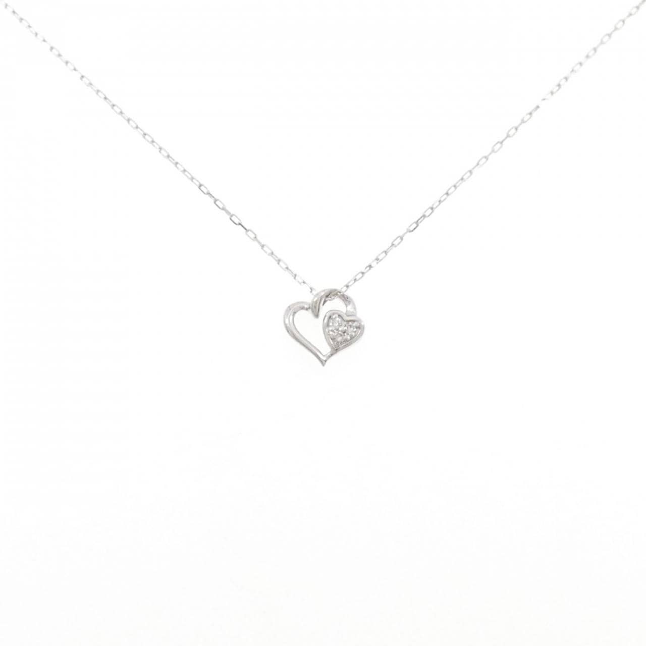 4゜C ハート ダイヤモンド ネックレス