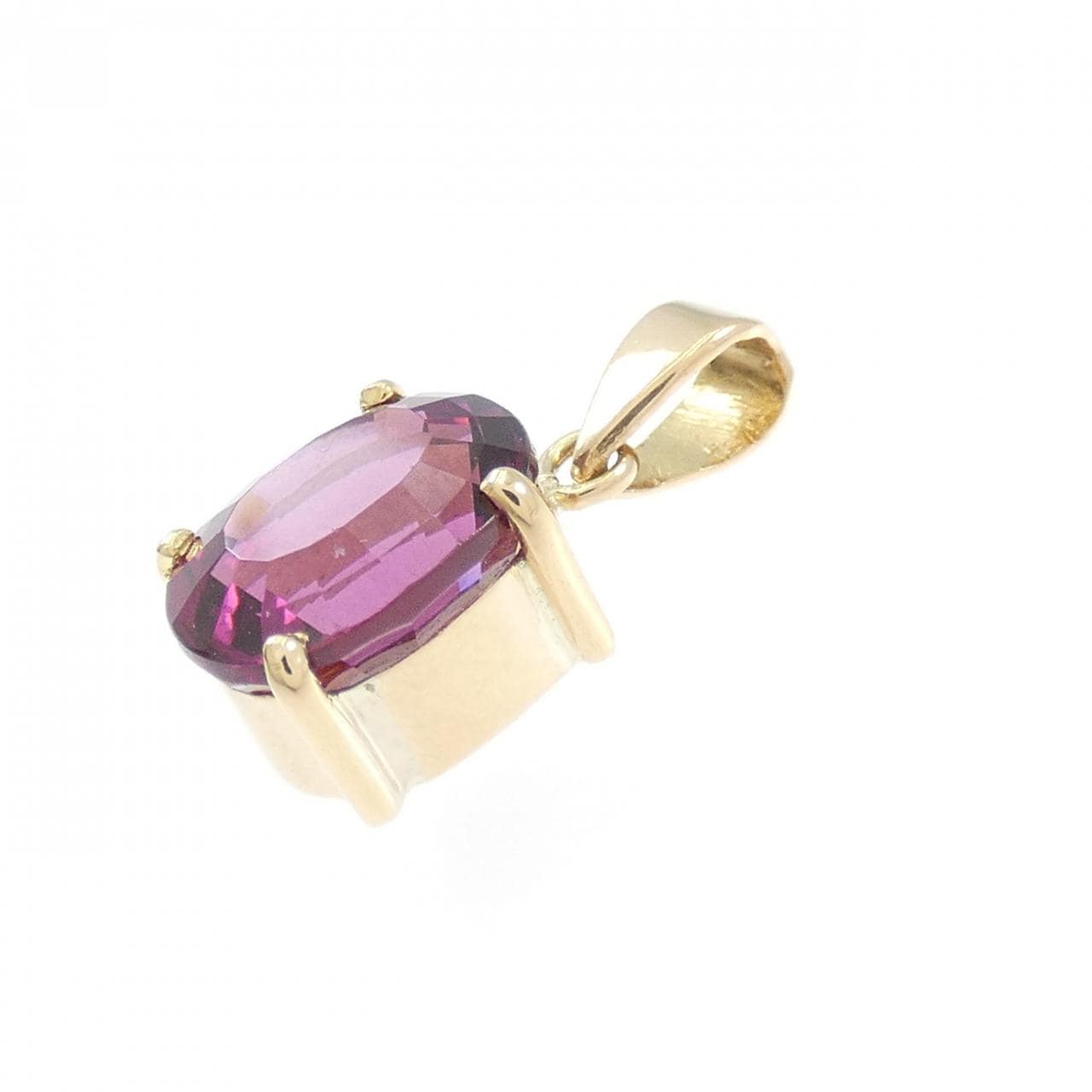 K18YG ガーネット ペンダント 2.36CT