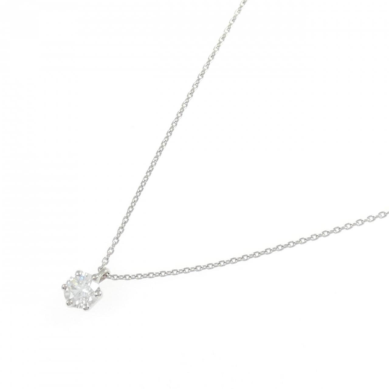 【リメイク】PT900/PT850 ダイヤモンド ネックレス 0.420CT D SI1 EXT