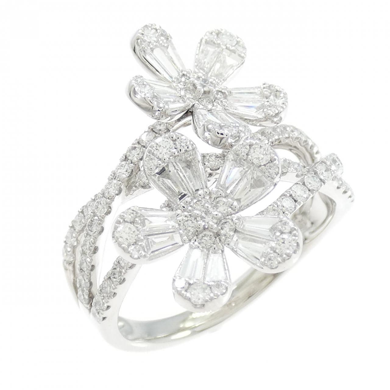 PT950 ダイヤモンド リング 1.65CT