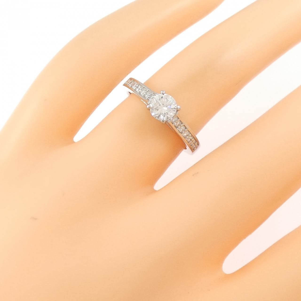 PT900 ダイヤモンド リング 0.444CT G VVS2 Good