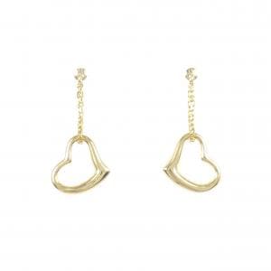 K18YG ハート ピアス