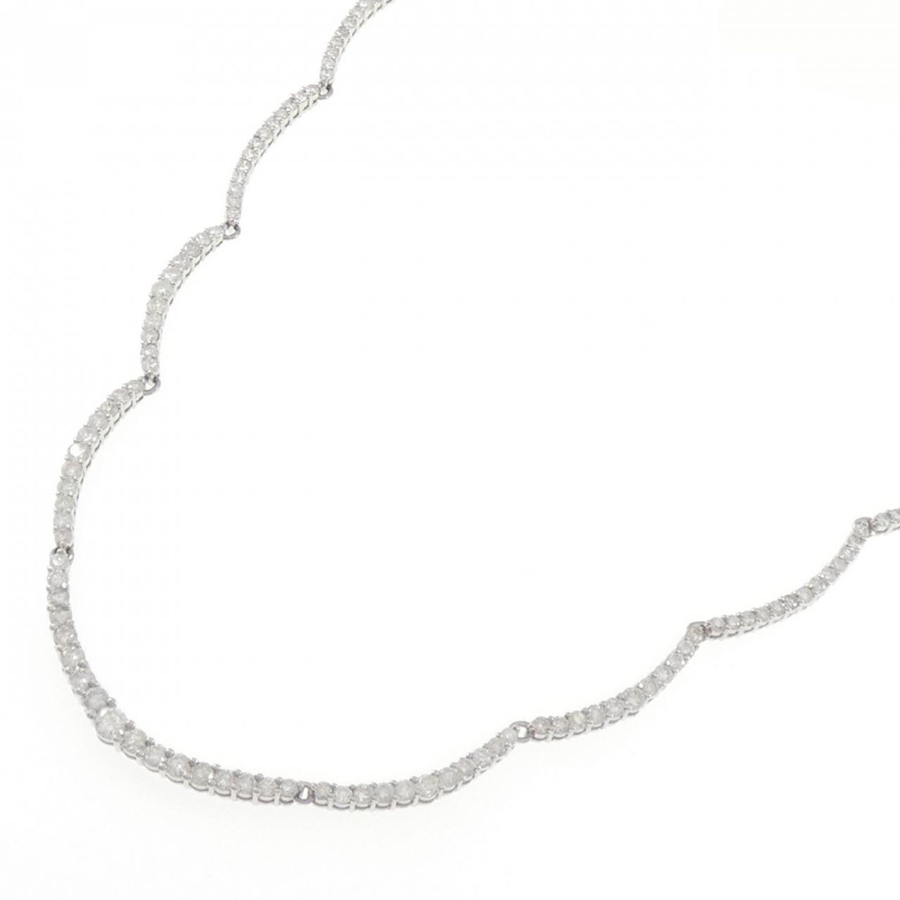 PT850 ダイヤモンド ネックレス 5.00CT