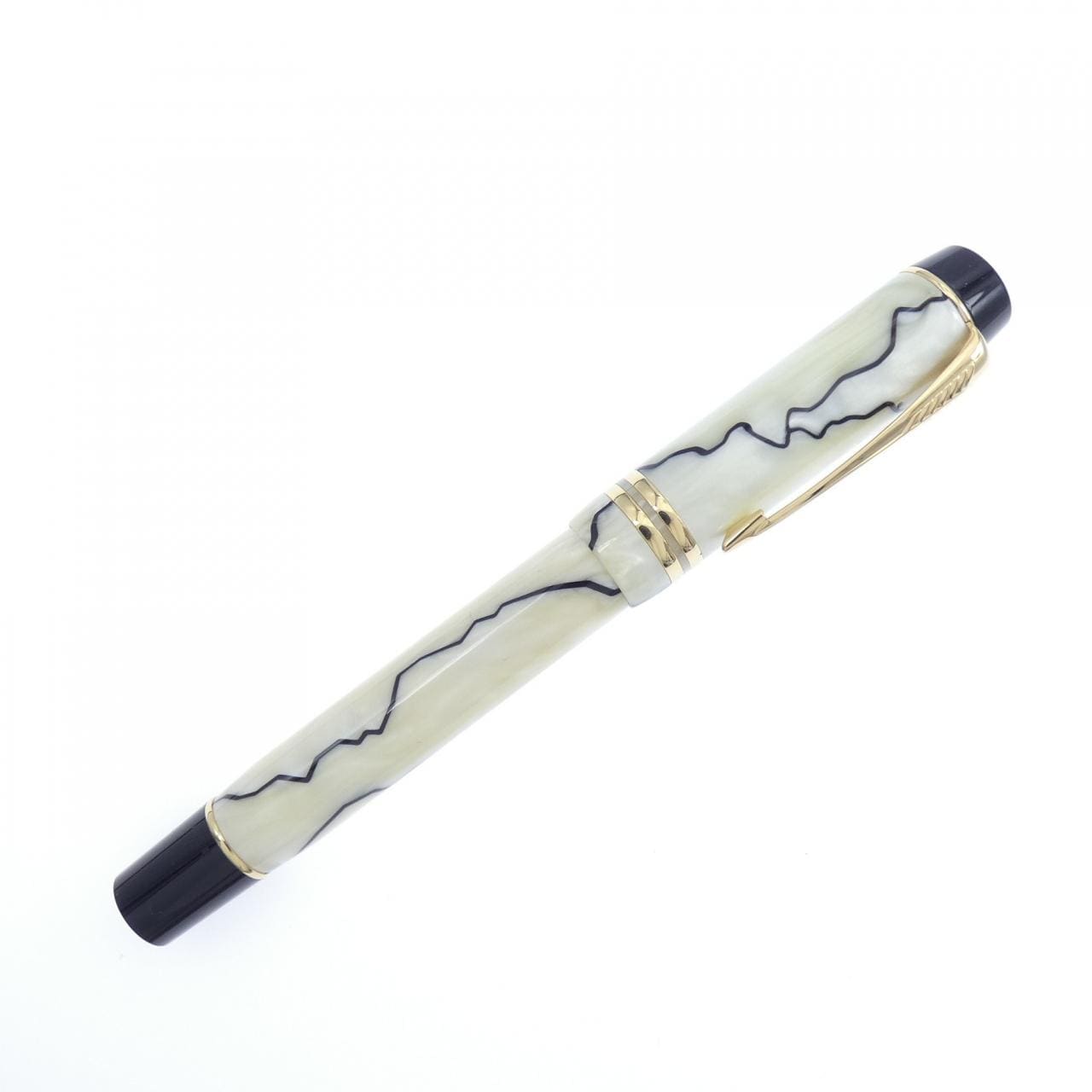 パーカー デュオフォールドパール&ブラックセンテニアル 万年筆