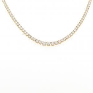 K18YG ダイヤモンド ネックレス 10.77CT