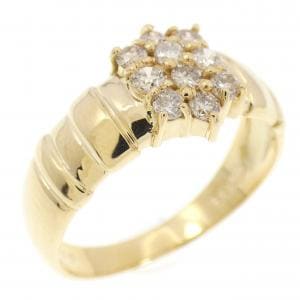 K18YG ダイヤモンド リング 0.30CT