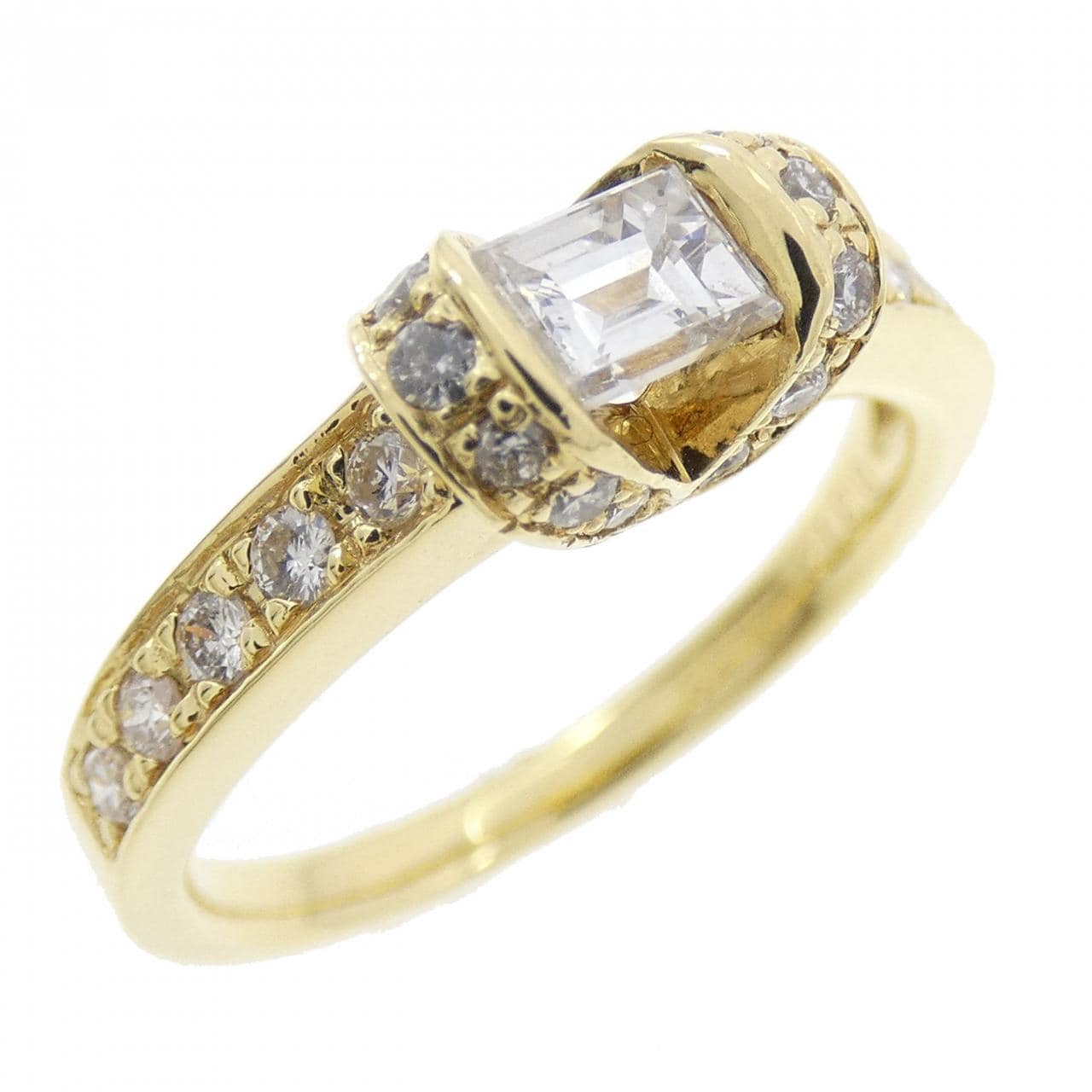 K18YG ダイヤモンド リング 0.313CT