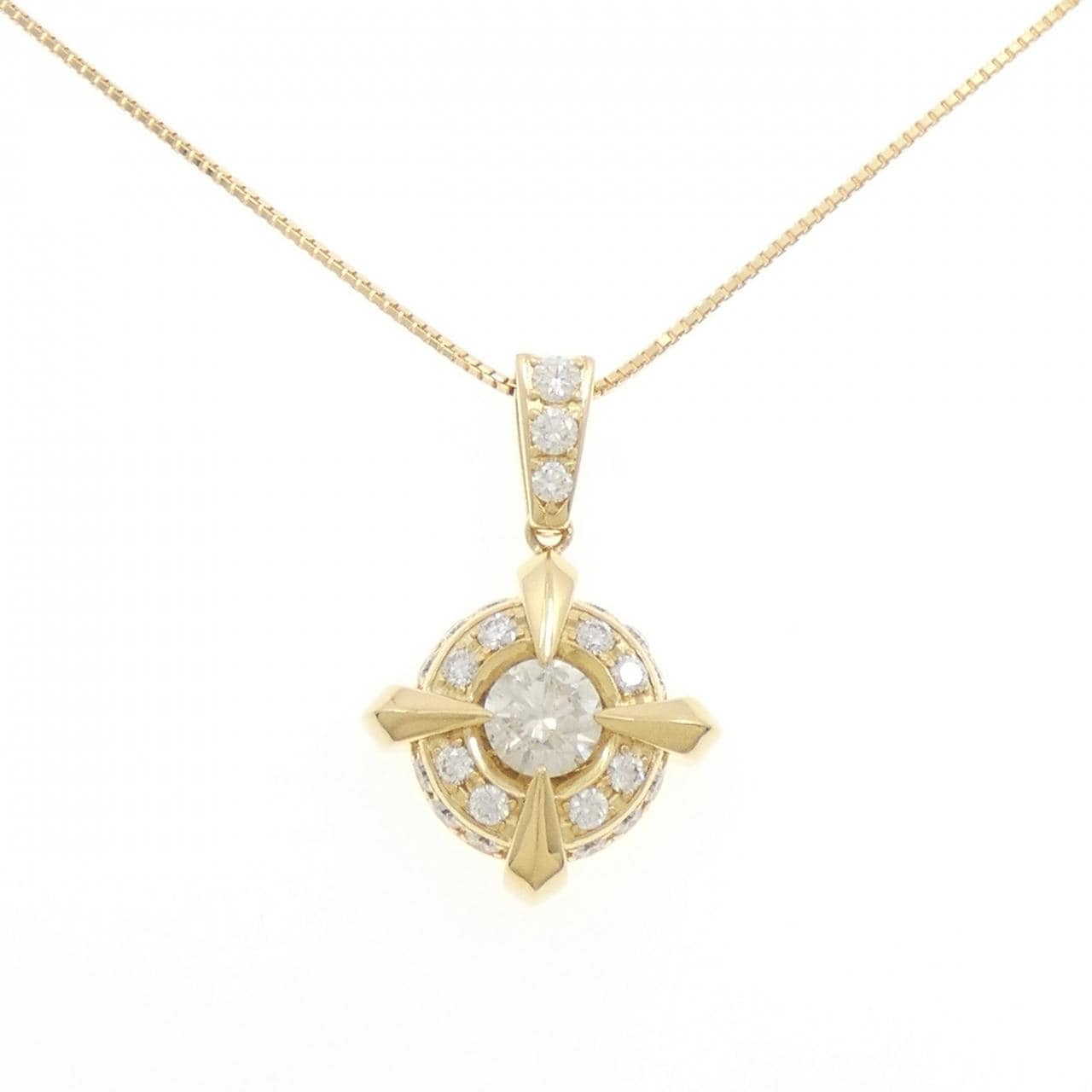 K18YG ダイヤモンド ネックレス 2.276CT