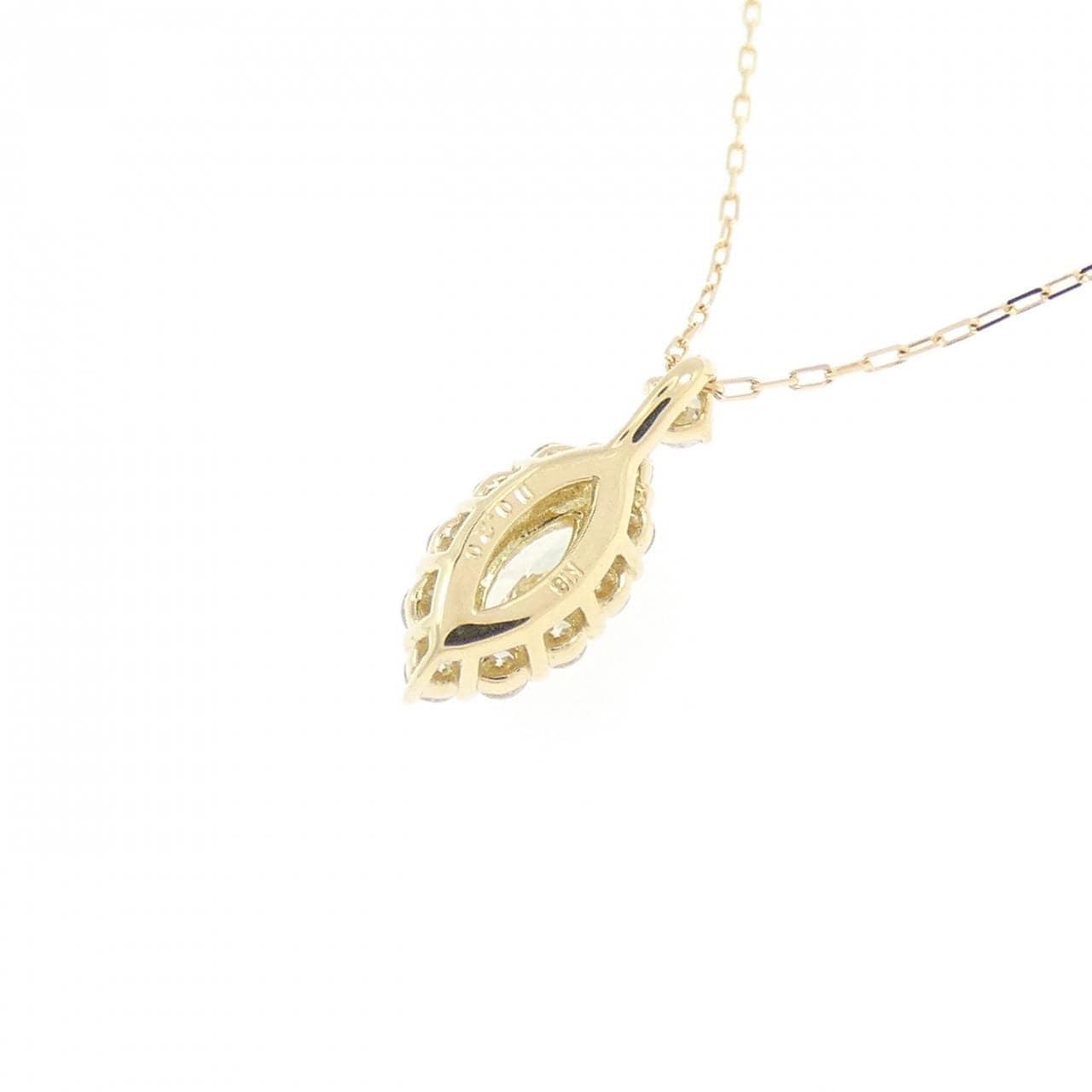 【新品】K18YG ダイヤモンド ネックレス 0.20CT