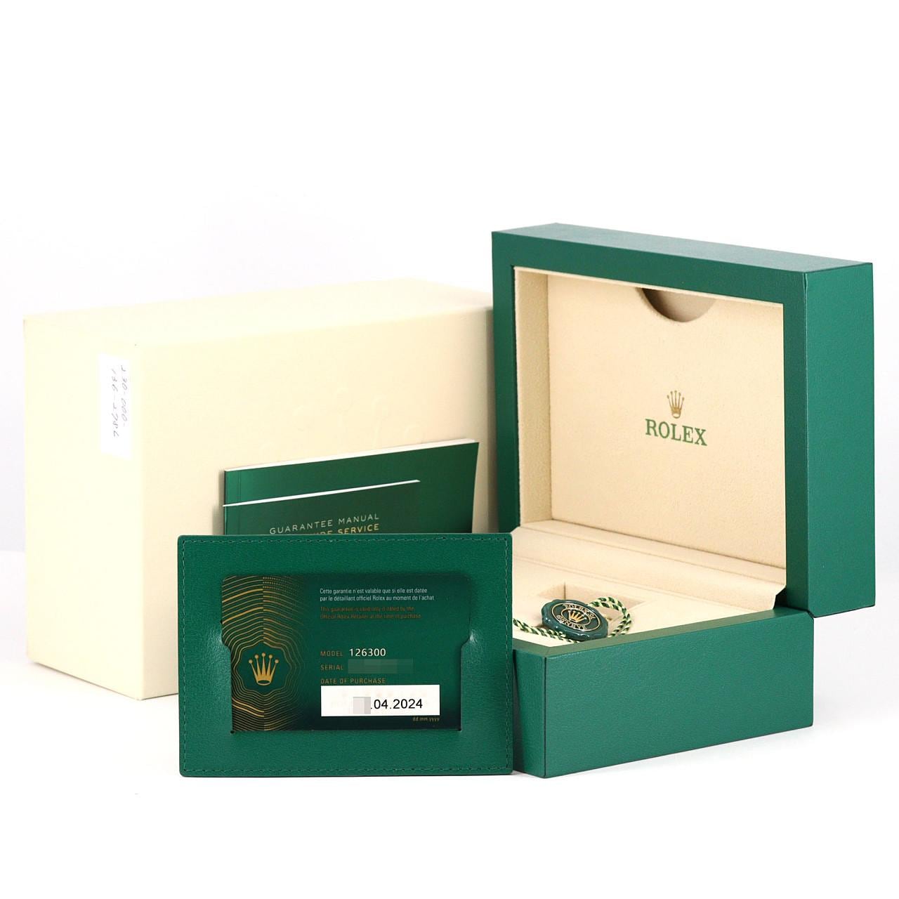 ロレックス デイトジャスト 126300･5 SS 自動巻 ランダム番