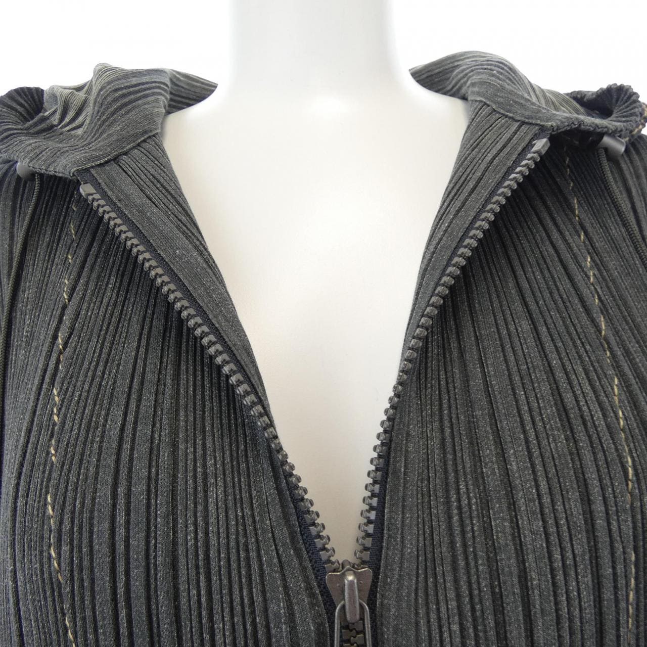 プリーツプリーズ PLEATS PLEASE 2007 デニム転写プリント PP71-JC622 7562022 パーカー