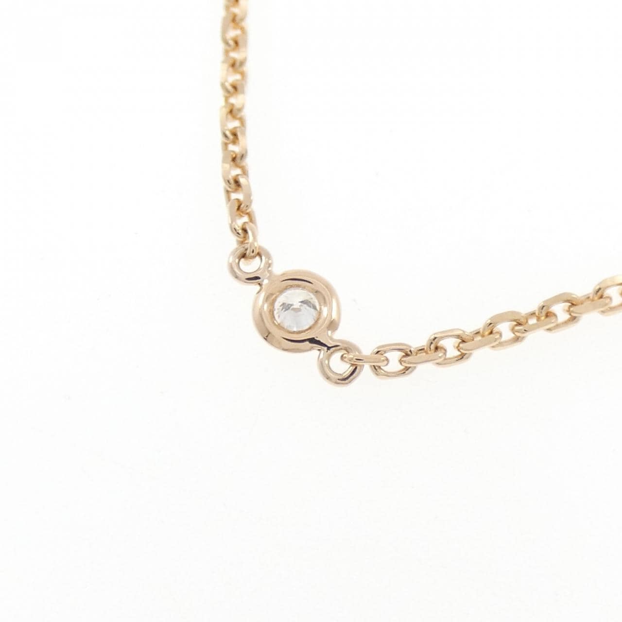 K18PG ダイヤモンド ネックレス 0.04CT