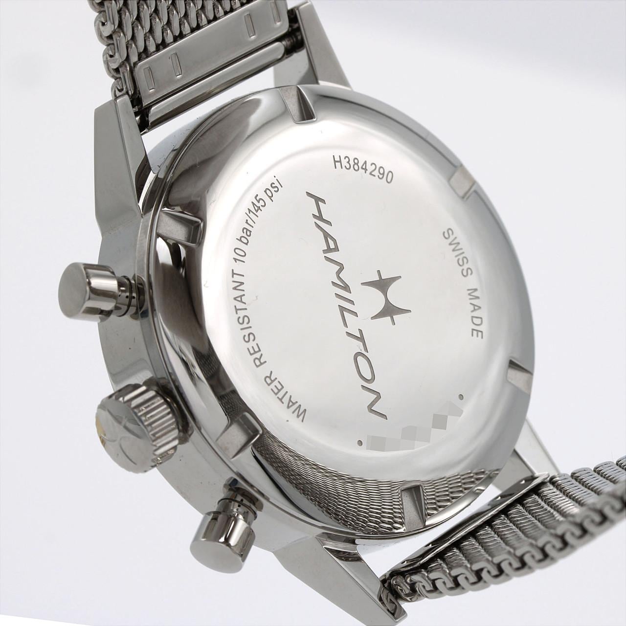 ハミルトン イントラマティッククロノグラフH H384290/H38429110 SS 手巻