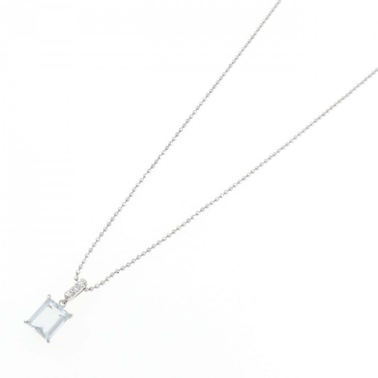 PT900/PT850 アクアマリン ネックレス 1.21CT