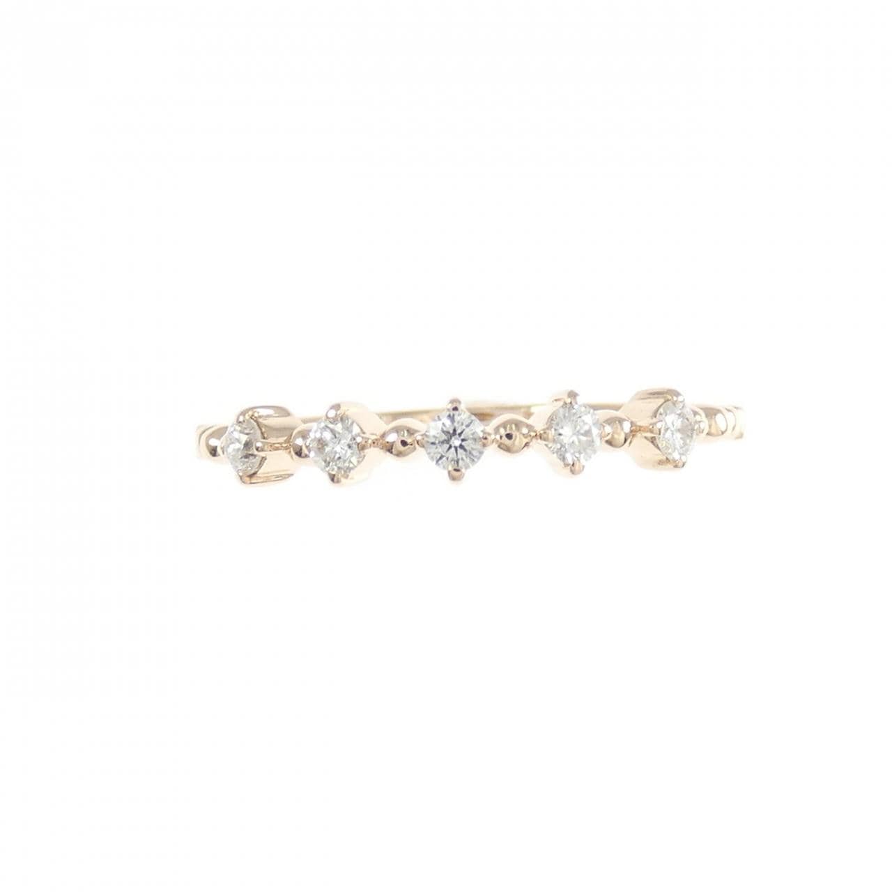 K10PG ダイヤモンド リング 0.12CT