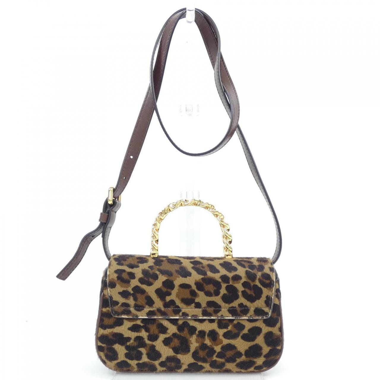 VERSACE 1013439 豹紋 La Medusa 手袋