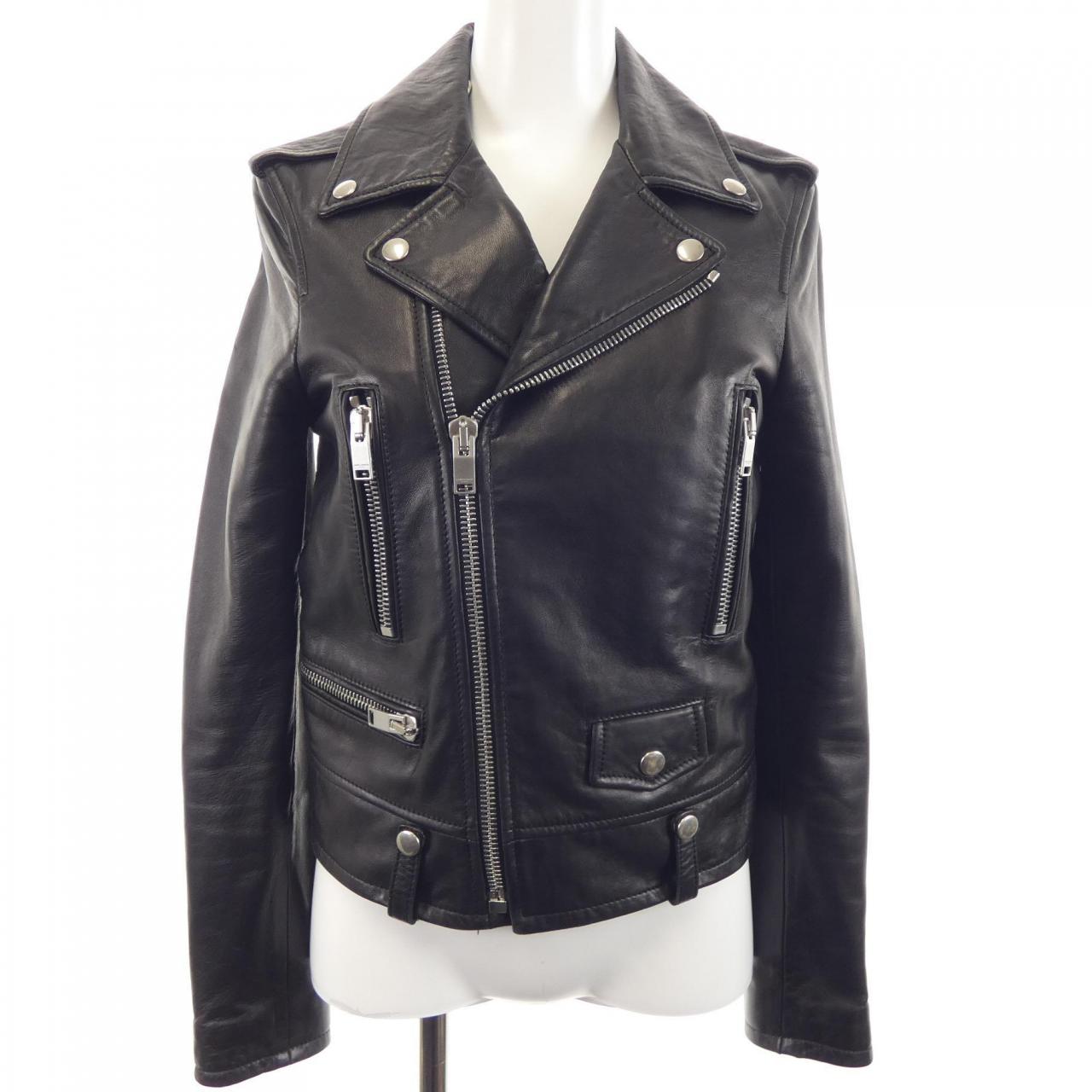 サンローラン SAINT LAURENT クラシックモーターサイクル 397287 Y5YA2 レザーライダースジャケット