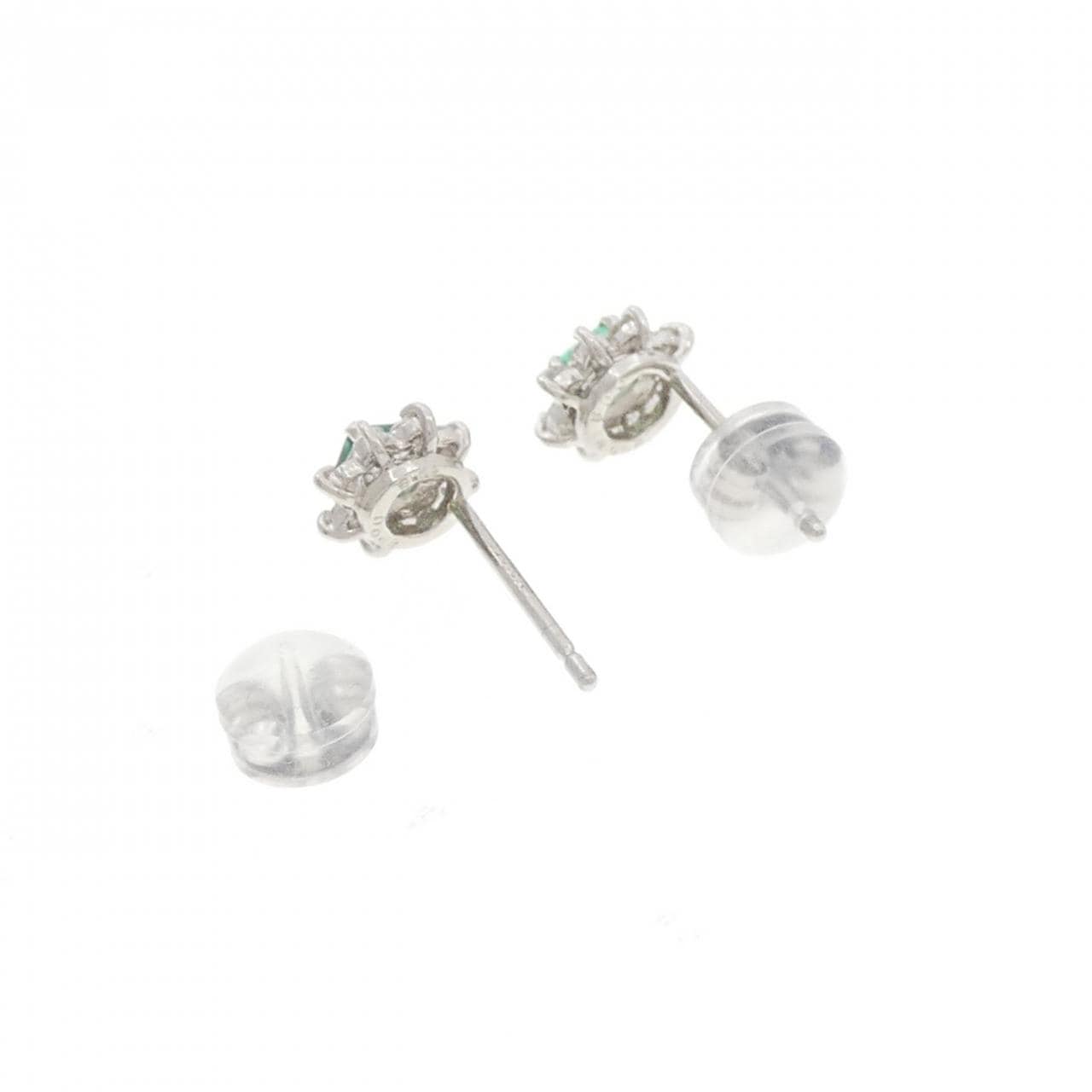 PT850/PT900 Emerald Earrings 0.16CT