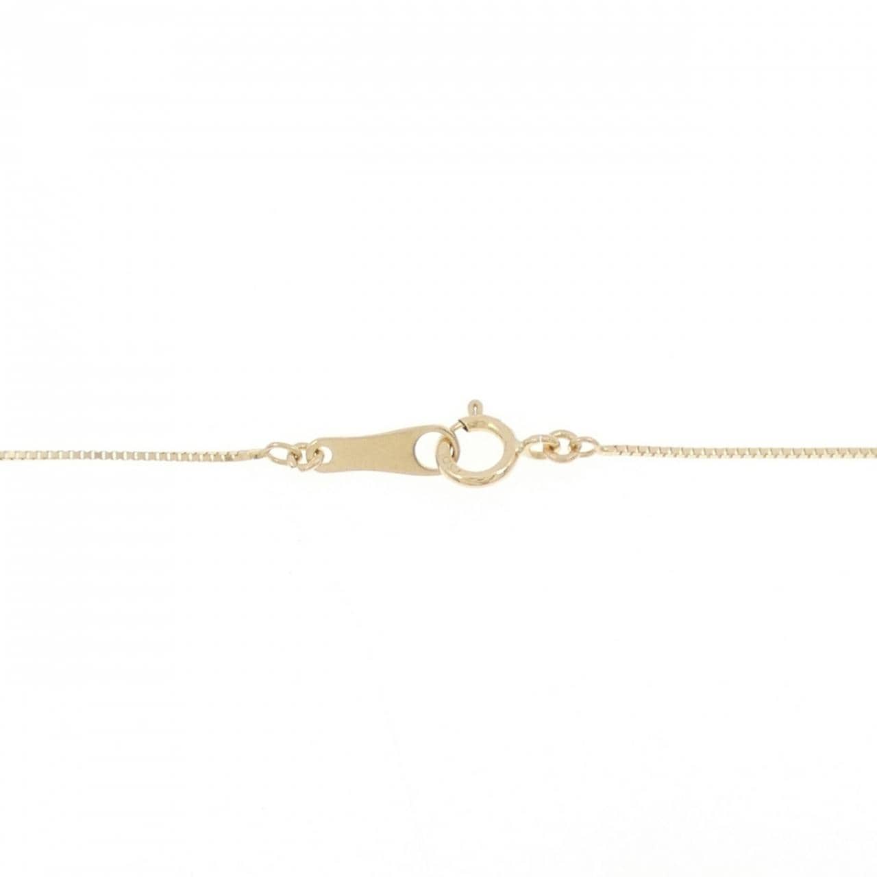K18YG ソリティア ダイヤモンド ネックレス 0.08CT