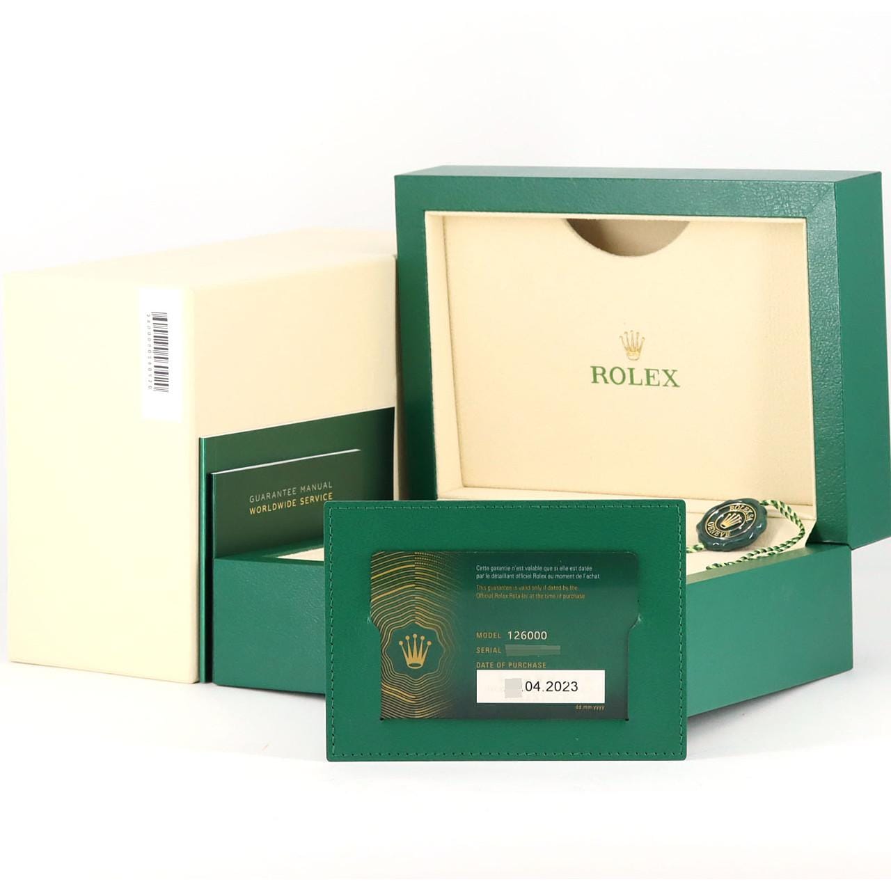 ロレックス オイスターパーペチュアル 126000 SS 自動巻 ランダム番