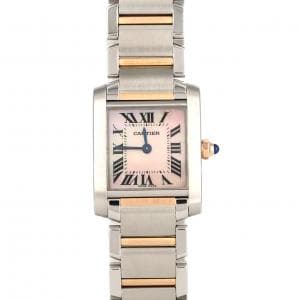 Cartier Tank Française SM PG Combi W51027Q4 SSxPG Quartz